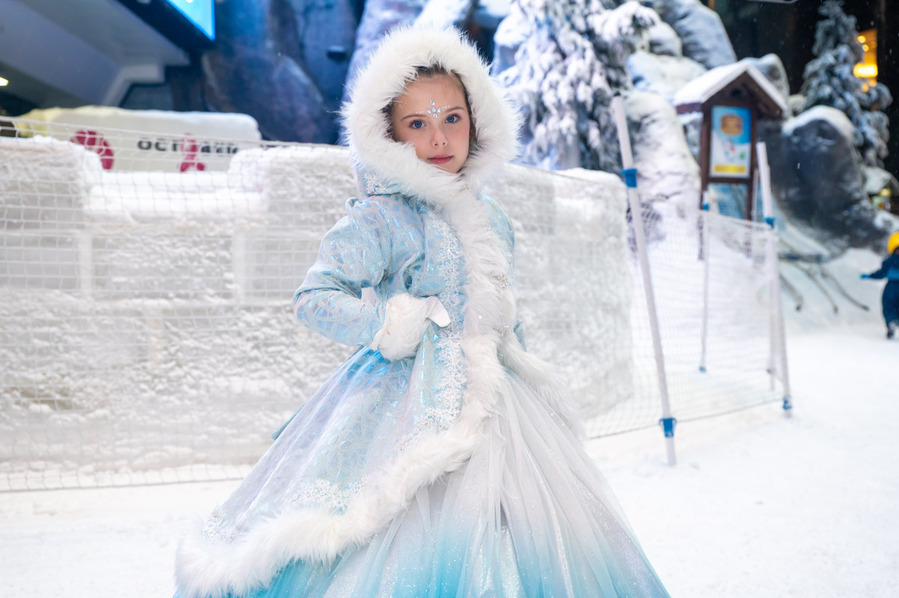 Transforming kids into Snow Royals at Ski Dubai